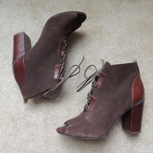 Seychelles Suede Lace-up Bootie